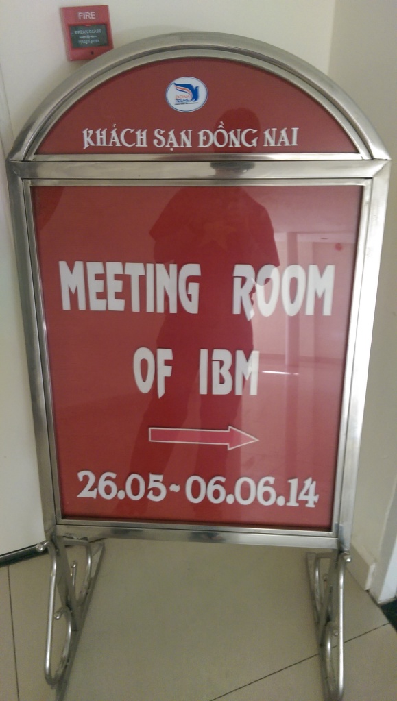 Just in case any of us forgot where the one meeting room in the hotel was